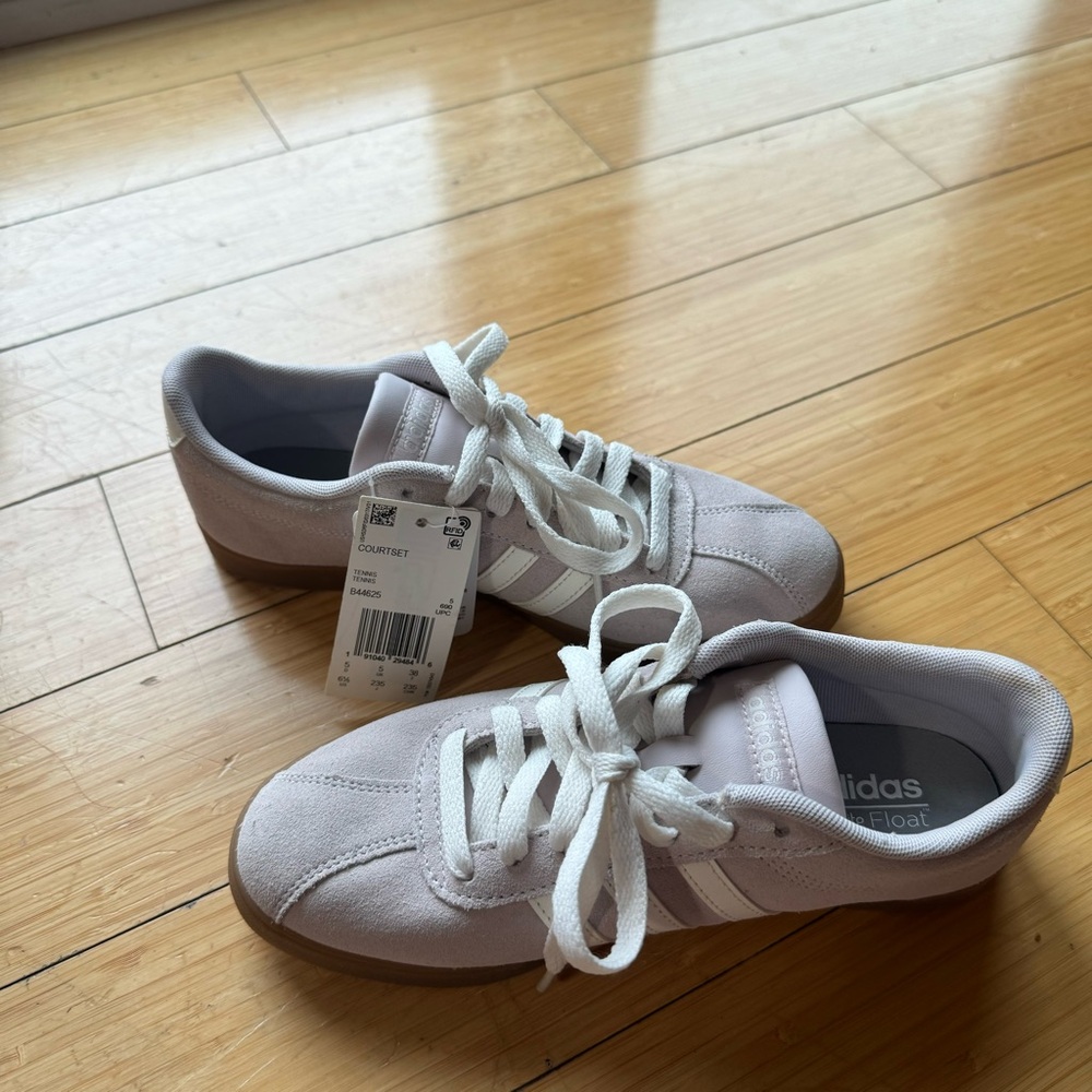 Adidas Courtset Sneakers with Tan Sole